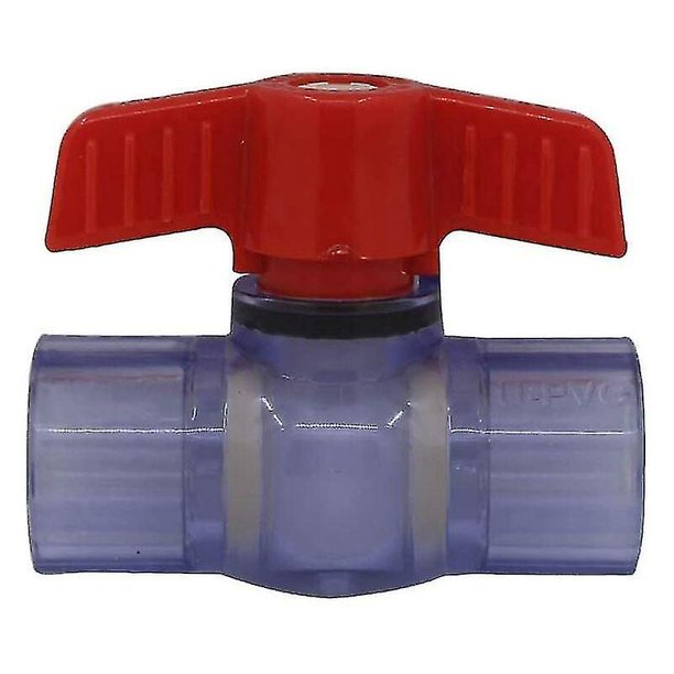 Válvula de bola de PVC, diámetro interior de 32 mm, disponible en 20 mm, 25 mm, 32 mm, 40 mm, 50 mm y 63 mm, ideal para