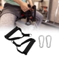 thumbnail image 4 of 2 piezas de accesorios para máquina de Cable, manijas, equipo de ejercicio, equipo de gimnasio para gimnasia, colgante para entrenamiento en casa, Negro Sunnimix Mango de accesorio de gimnasio, 4 of 8