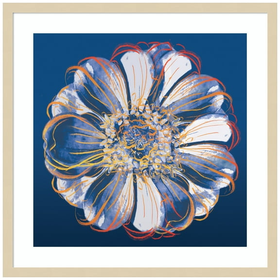 Amanti Art Flower Pop Pastel I Wood Framed Wall Art Print