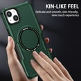 thumbnail image 5 of Feishell for iPhone 14 Case, [Compatible with MagSafe] Anti Fingerprint, Anti Scratch, Non Slip, Sleek, Shockproof, Military Grade Protection Case For iPhone 14, darkgreen, 5 of 10