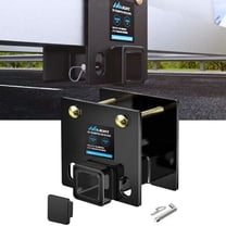 Nilight RV Bumper Hitch Receiver, 2-Inch, 3500 lbs Capacity, Heavy Duty Steel, Bolt-On for Bike Racks & Cargo Carriers