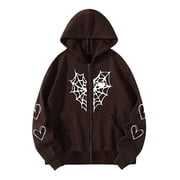 Dyegold Women'S Hoodie Ladies Sweatshirts Women Trendy Goth Hoodie Cotton Linen Fall Fashion 2023 Thanksgiving Women Zip Up Hoodie Online Shopping