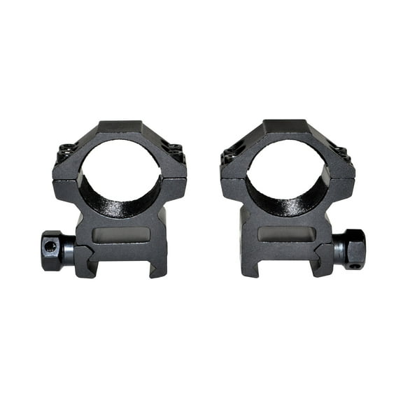 1" 1 inch Diameter MEDIUM PROFILE Scope Rings, Fits Picatinny 21mm Base, Aluminum, 1 pair (2 rings)