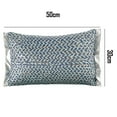 thumbnail image 2 of Funda de almohada azul de lujo, sofá decorativo para el hogar opcional, 2 of 5