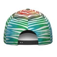 thumbnail image 4 of Colorful Zebra Pattern Snapback Cap - Lightweight & Breathable 6-Panel Baseball Hat, Abstract Zebra Aesthetic Gradient Design for Hiking, Sports, Streetwear - One Size Fits Most Men & Women, 4 of 7