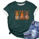 thumbnail image 5 of Fiudx Ofertas Flash Artículos En Oferta Camiseta Estampada a La Moda para Mujer, Blusa de Manga Corta, Tops Informales con Cuello Redondo, 5 of 5