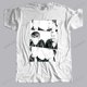 thumbnail image 1 of Camiseta de algodón para hombre camisa de manga corta con cuello redondo estampada de marca de buena calidad sin champú unisex, 1 of 7