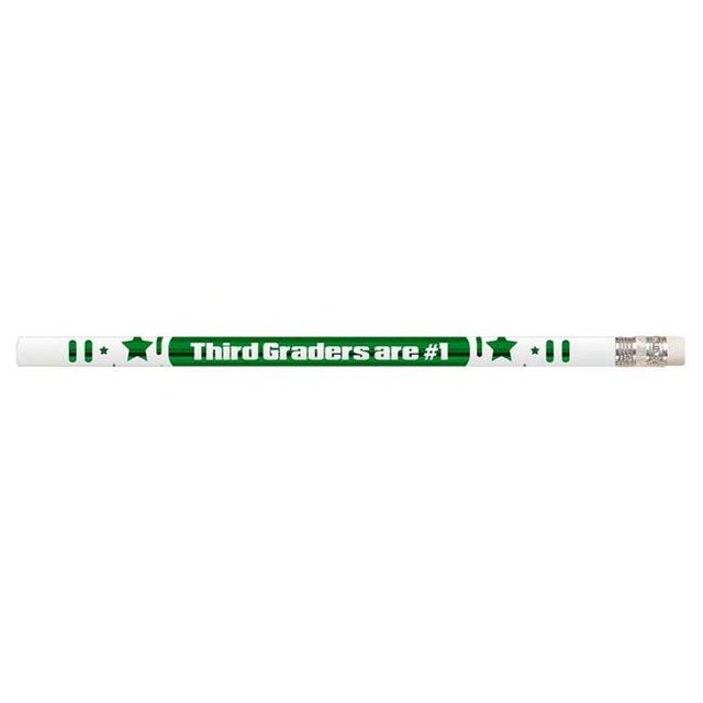 Musgrave Pencil MUS2206D-12 3rd Graders Are No. 1 Motivational Fun Pencils - 12 Dazon
