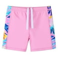 thumbnail image 3 of BAOHULU Girls Floral Short Sleeve Swimsuits Kids Rash Guard Two Pieces UPF 50+ Swimwear, 3 of 6