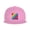 Pink, variant on Snapback Hat Gay Pride Flat Brim Adjustable Baseball Cap for Men Women Trucker Hat Navy Blue
