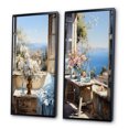 thumbnail image 3 of Designart "Coastal Provence Escape French Tranquility I" France Framed Wall Art Set Of 2 - Beige Landscapes Gallery Wall Frame Set For Home Decor, 3 of 7