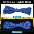 thumbnail image 4 of Cuerda de camping reflectante de 65 pies, paracord de 3mm, paquete de 3 cuerdas de tienda, 4 of 6