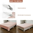 thumbnail image 3 of Bed Sheet Straps, 4Pcs Upgrade Fitted Bed Sheet Holders for Corners, Adjustable Elastic Fasteners with Metal Clips, Non Slip Sheet Clips White, 3 of 7
