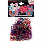 Rainbow Tie-Dye Rubber Bands Refill Pack 300 ct Expressions