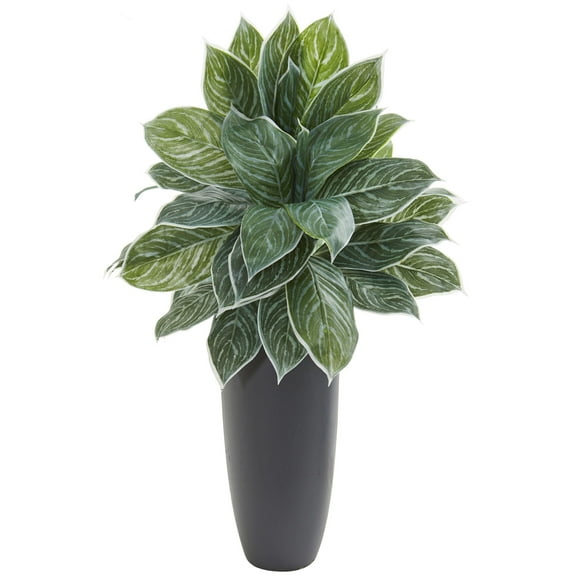 Nearly Natural 37" Aglaonema Artificial Plant in Planter (Real Touch), Green