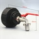 thumbnail image 2 of 2X Grifo de Salida IBC Adaptador IBC de 3/4 Pulgadas S100x8 Válvula de Salida de Bola IBC de Latón Salida de Grifo Accesorios para Tanque de Barril de Lluvia, 2 of 5