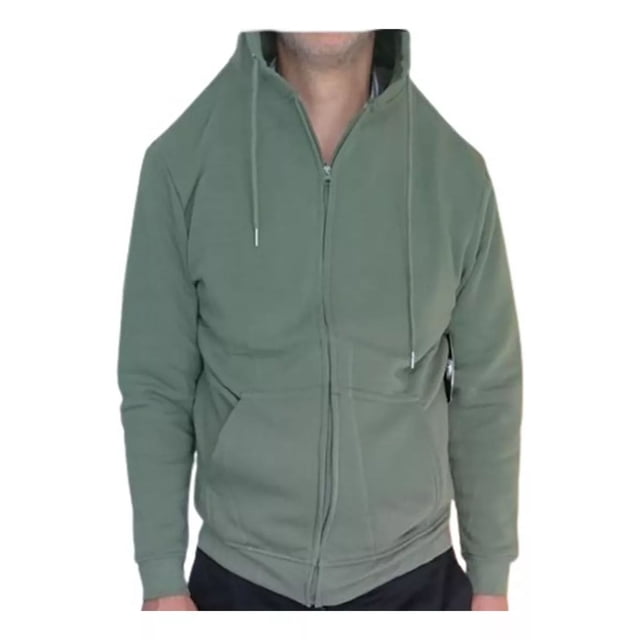 Sudadera Hoodie Basica Casual Con Cierre Capucha Jy51923