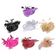 thumbnail image 2 of fastboy Chapeau Réversible Femme Fascinator Must-Have pour les Amateurs de Mode Toutes Saisons Grande Variété Peau Rose 1Set, 2 of 6