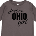thumbnail image 4 of Inktastic Just an Ohio Girl Born in Ohio Girls Long Sleeve Toddler T-Shirt, 4 of 5