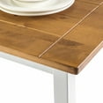 thumbnail image 4 of Lagom Becky Farmhouse Rectangular Indoor Wood Dining Table, 4 of 6