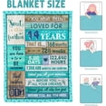 thumbnail image 6 of 14th Birthday Gifts for Girls Boy 14th Birthday Decorations for Girls Boy Sweet 14th Birthday Gift for Teen Girls Boy 14th Birthday Blanket Gift for Daughter Son Flannel Throw Blanket 60"X50", 6 of 6