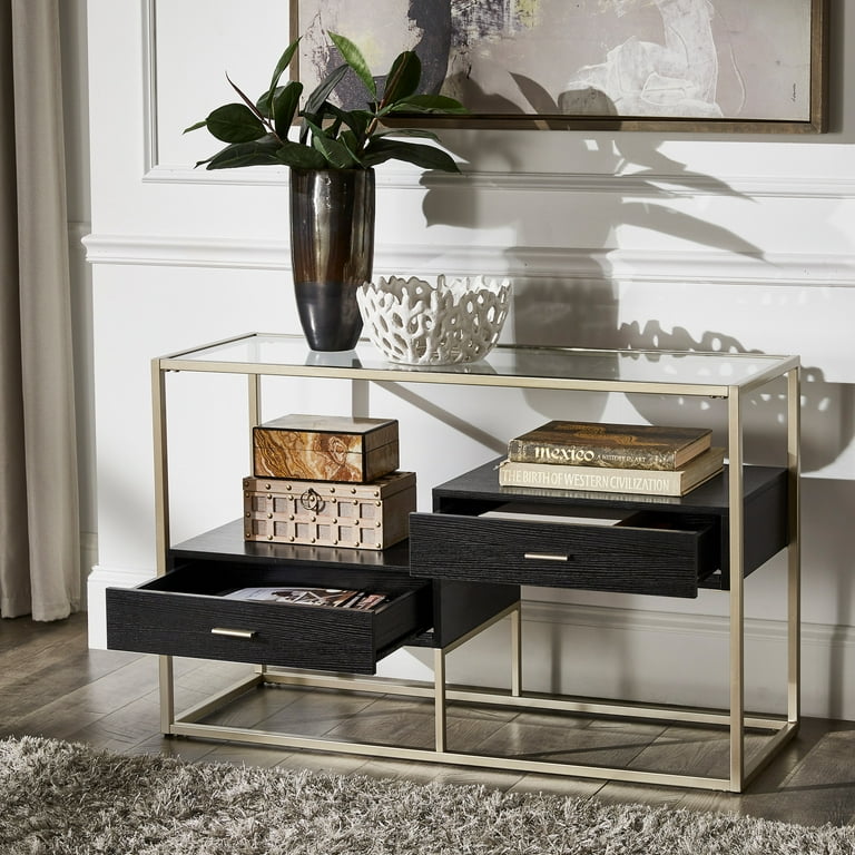 Champagne 2024 console table