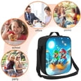 thumbnail image 5 of Lsque Mario Lunch Bag Lunch Box for Women Men Reusable Insulated Lunch Tote Bag,Leakproof Thermal Cooler Sack Food Handbags Case High Capacity, 5 of 9