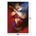 thumbnail image 3 of Wonder Woman 1984 - Framed Movie Poster (Crossed Arms - Bracelets) (Size: 24" X 36") (Orbit Blue Aluminum Frame), 3 of 6