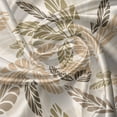 thumbnail image 5 of Ambesonne Leaf Window Valance, Retro Leaf Silhouettes, 54" X 12", Army Green Tan Brown, 5 of 5