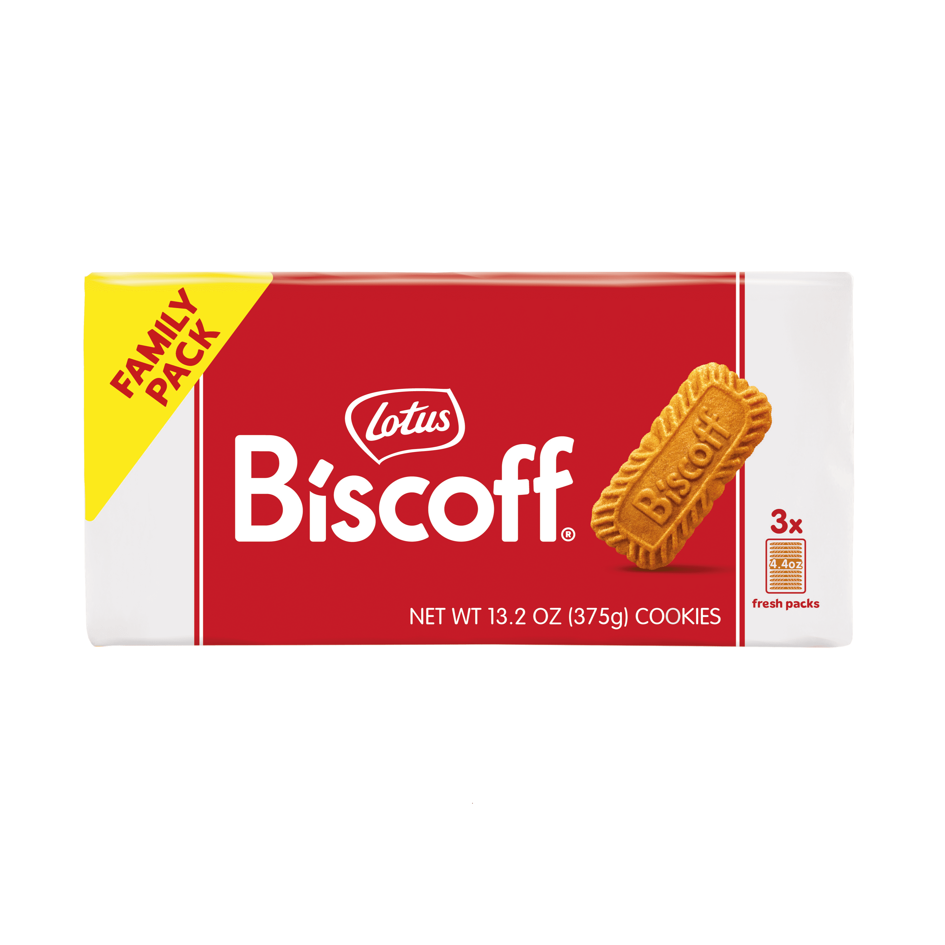 (8 pack) Lotus Biscoff Cookies, 13.23oz, 3 freshpacks of 16 cookies