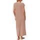 thumbnail image 2 of Vestido de verano KIRUNDO Vestido largo Henley de punto acanalado caqui XXL, 2 of 9