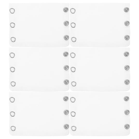 HOOWIFFY 6pcs Cotton Bodysuit Extenders for Toddlers, Double Layer Design, Comfortable and for Indoor Activities