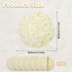 thumbnail image 2 of 16Pcs Manteles Redondos Desechables Dorados, 13" Decoraciones de Mesa con Brillos Metálicos, 2 of 6