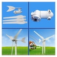 thumbnail image 2 of 200W Wind Generator 12V 24V With Carbon Fiber Reinforced Plastics Blade Low Wind Speed Starting Wind Turbines ,Widely Use, 2 of 2