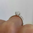 thumbnail image 4 of solitaire jewels 2.5CT Oval Moissanite Hidden Halo Engagement Ring For Women, 10K White Gold, 4 of 6