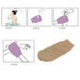 thumbnail image 2 of 2X Back and Body Scrubber Exfoliating with Exfoliating Loofah Pad for Shower,Loofah Strap Back Sponge for Bath Spa Clean, 2 of 6