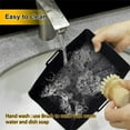 thumbnail image 5 of ZPAQI 2Pieces Rectangle Air Fryer Liner Reusable Silicone Baking Tray Basket, 5 of 8
