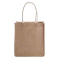 thumbnail image 2 of Baright Reusable Tote Bags Jute Beach Shopping Handbag Durable Gift Bags with Handle for Grocery Crafts Birthday Parties, 2 of 9