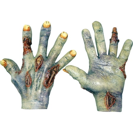 Undead Zombie Latex Hands Adult Halloween Accessory