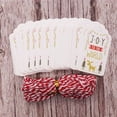 thumbnail image 4 of 50pcs set Christmas DIY Gift Tags Coloured Drawing Hanging Tag Small Card Optional String DIY Craft Label Party Decor, 4 of 8