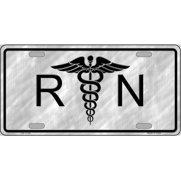 RN Registered Nurse Novelty License Plate LP-2134