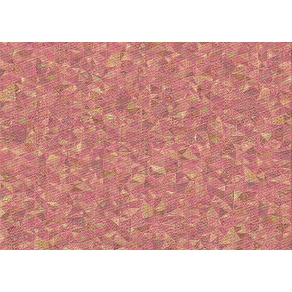 Ahgly Company Indoor Rectangle Patterned Basket Ball Orange Area Rugs, 4' x 6'