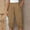 Khaki, variant on Drovellove Women's Plus Size Lace-Up Drawstring Pants – Casual Soft Elastic Mid Waist Athletic Shorts for Running, Gym, Yoga, or Lounging