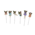 thumbnail image 4 of 6 piezas Figuras de duendes en miniatura, estatuas de ángeles pequeños Figura Signos de jardín accesorios para jardín de hadas para de patio, 4 of 8