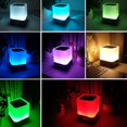 thumbnail image 5 of Gallstep Luces nocturnas Altavoz Bluetooth, Reloj despertador Altavoz Bluetooth Sensor táctil Lámpara de cabecera Lámpara de cabecera cambiante multicolor regulable,, 5 of 5