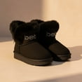 thumbnail image 3 of bebe Girls' Boots – Fuzzy Winter Boots for Girls with Faux Fur and Bow, Cozy Winter Boots for Little Kid/Big Kid, 3 of 9