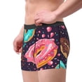 thumbnail image 3 of Kdxio Men's Boxer Briefs with Donuts1 Print - Comfortable and Breathable Underwear for Everyday Wear, 3 of 7