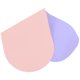 thumbnail image 1 of unbranded Pizarra Borrable Ovalada Autoadhesiva En Rosa Para Uso En Pared Y Escritorio, 1 of 8