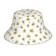 thumbnail image 1 of Fotbe Bee Sombrero Tipo Pescador con Estampado – Sombrero de Sol de Algodón de Moda para Playa, Golf, Pesca, 1 of 6