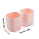 thumbnail image 4 of Soporte para bolígrafo Caja de almacenamiento de cepillo de escritorio desmontable Maceta de decoración de plástico para oficina en casa, Rosa sidaley HA005200-03, 4 of 6
